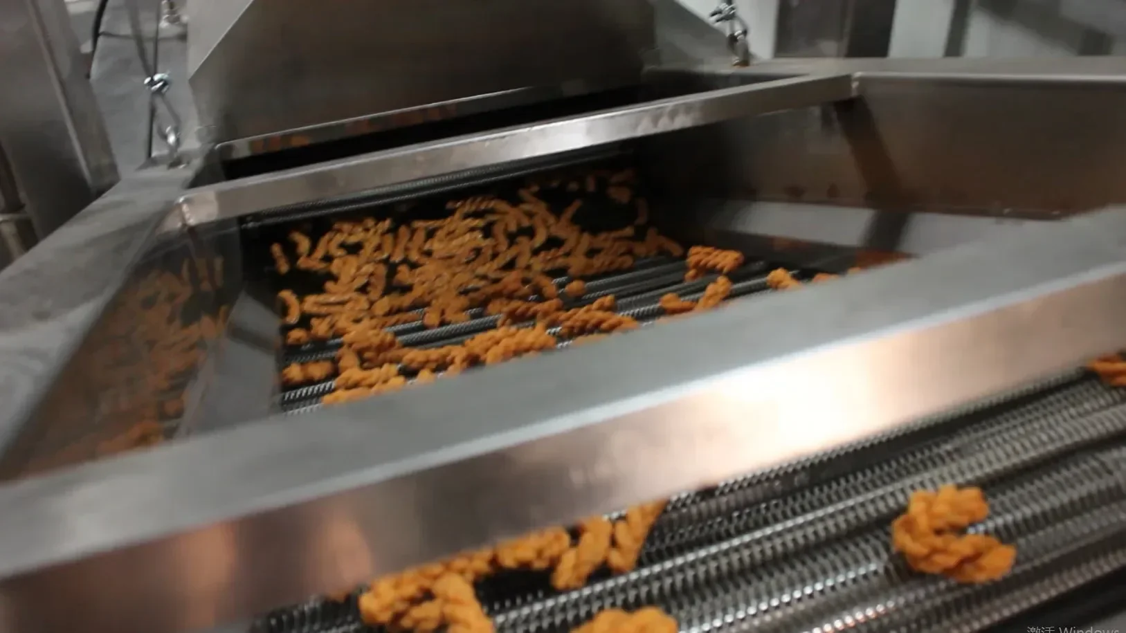Doughnut Falafel Deep Fryer Meat Balls Conveyor Belt Frying Machine Snack Onion Ring Puffed Food Fryer Machine Line