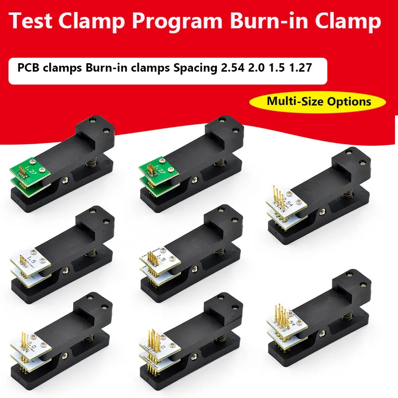 Klipsy testowe klipsy PCB Program wypalania klipsy podziałka 2.54mm 2.0mm 1.5mm 1.27mm
