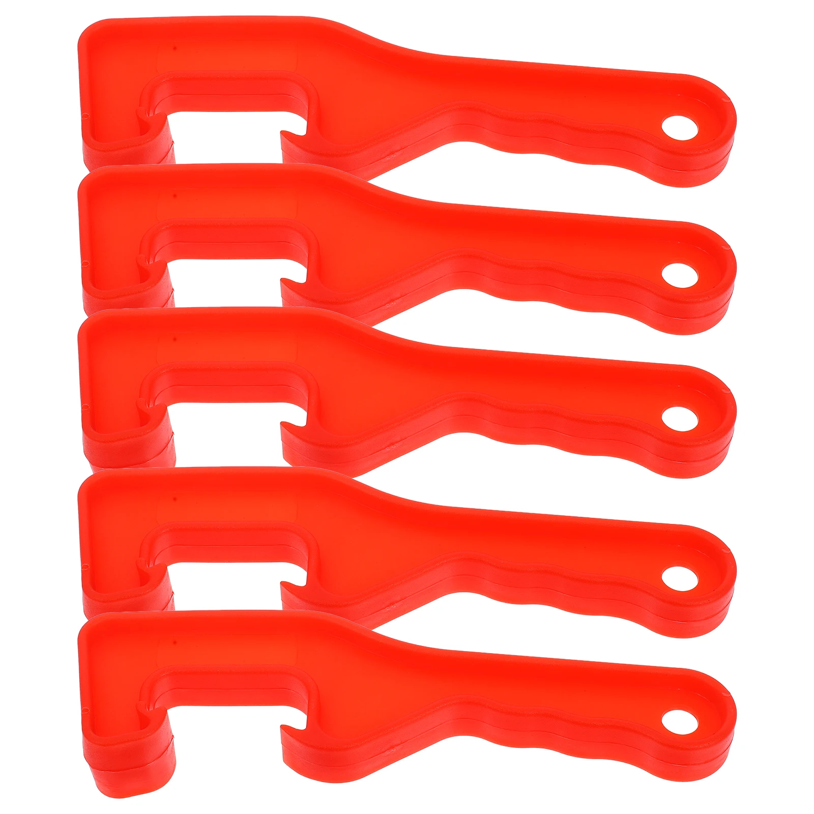 

5pcs Bucket Lid Opener Heavy Duty Plastic Tool for Paint Waterproof Oil Gallon Easy Use Multi Function Safe