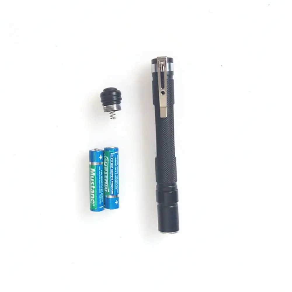 Lightweight Aluminum Pen Torch Rechargeable LED Flashlight Pocket Clip Design For Outdoor Hiking Camping Night Cycling