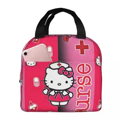 Suitable Food Pouch Hello Kitty Art Aluminum Foil Insulation Sanrio Children's School Lunch Boxes High School