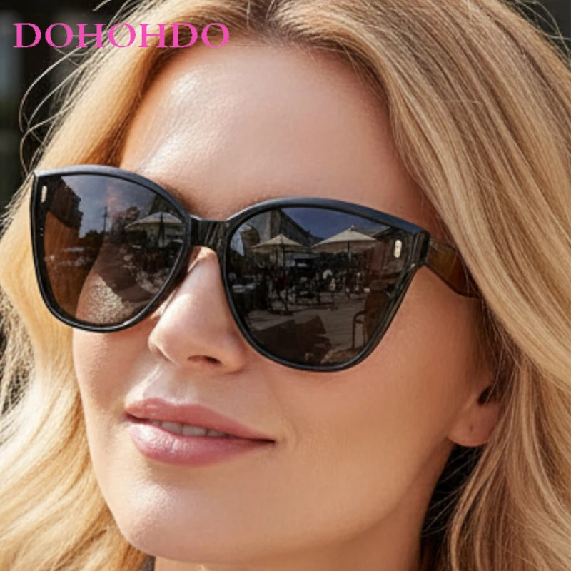 

New Fashion Classic Rice Nail Square Frame Sunglasses Women Personality Brand Designer Drive Travel Shades Male UV400 Lunette