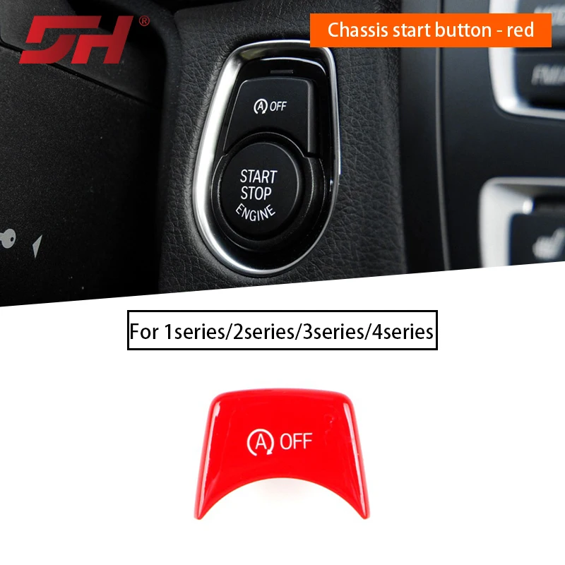 

Starting button for BMW F chassis of 5 Series, 6 Series and 7 Series - red color