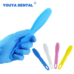 Dental Alginate Assorted Lab Plastic Mixing knife Cement Powder Mold Mixing Spatula For Impression Material tool