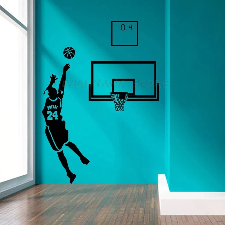 Sports Theme Wall Decals Basketball Star Stickers For Livingroom And Boy`s Room The Miraculous 0.4s Lore Of 1605