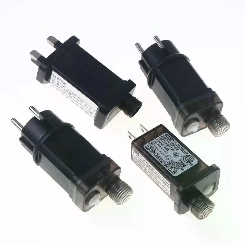 1 Set EU/UK/US Plug Switch Adapter Waterproof Laser Lighting Power Supply AC 220V To 31/30/18/4.5V DC 8 Functional SELV LED Lamp