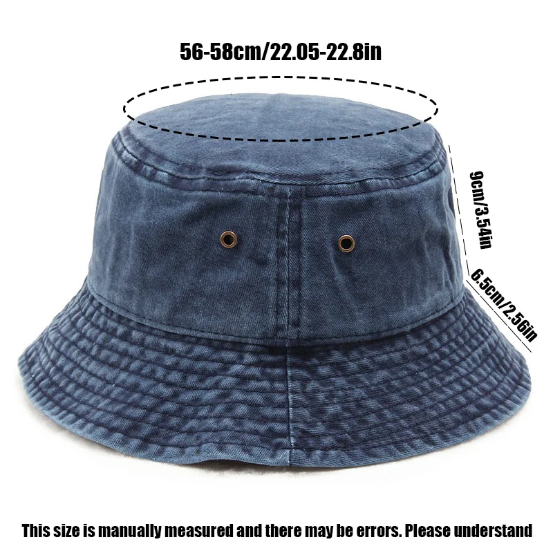 A Vintage Washed Old Fisherman'S Hat, Perfect for Outdoor Activities, Suitable for Everyone, And an Excellent Choice for Fishing