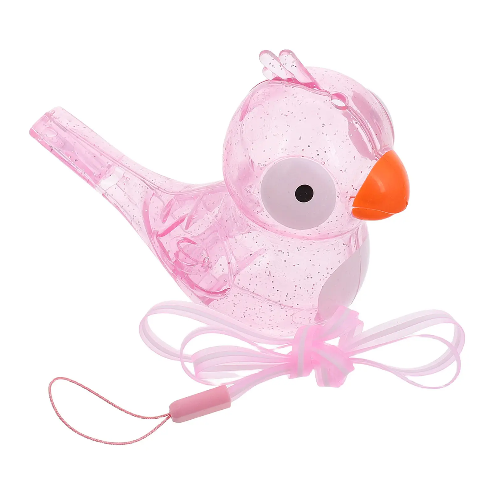

Bird Water Whistle Musical Instrument Transparent Plastic Slide Whistle for Portable Party Favor Bath Activity Fun