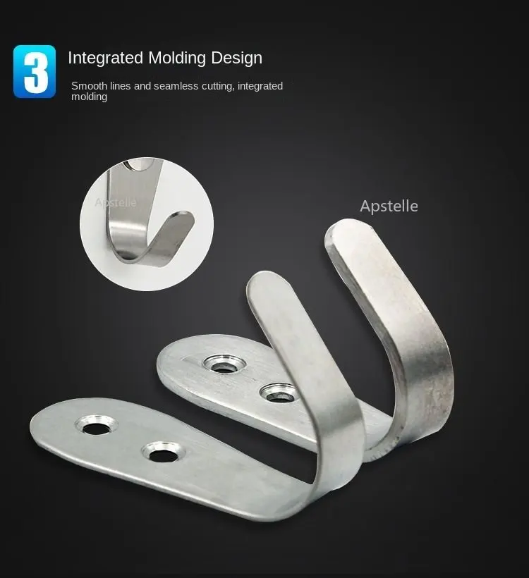 Robe Robe Hook Wall Clothes Rack Cloth Hook Single Robe Hook Towel Coat Peg Wall Hook for Bathroom Accessory Hanger