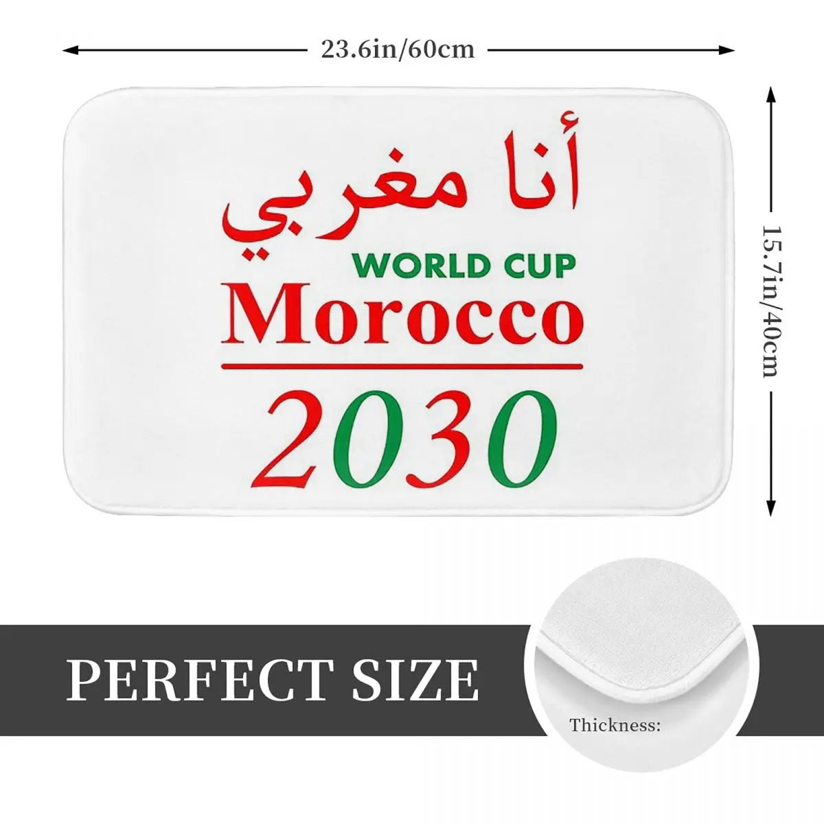 Morocco Maroc Non-slip Doormat Floor Mat Dust-proo Carpet Rug for Kitchen Entrance Home Bathroom Living room Footpad Mats