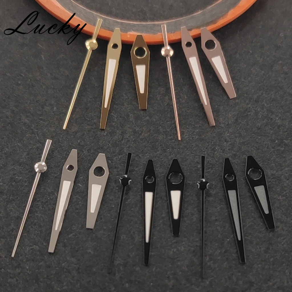 NH35 Hands Silver Black Rose Gold Gold Watch Hands Suitable NH35 NH36 7S26 4R35 4R36 Movement Green Luminous Watches Pointer ﻿