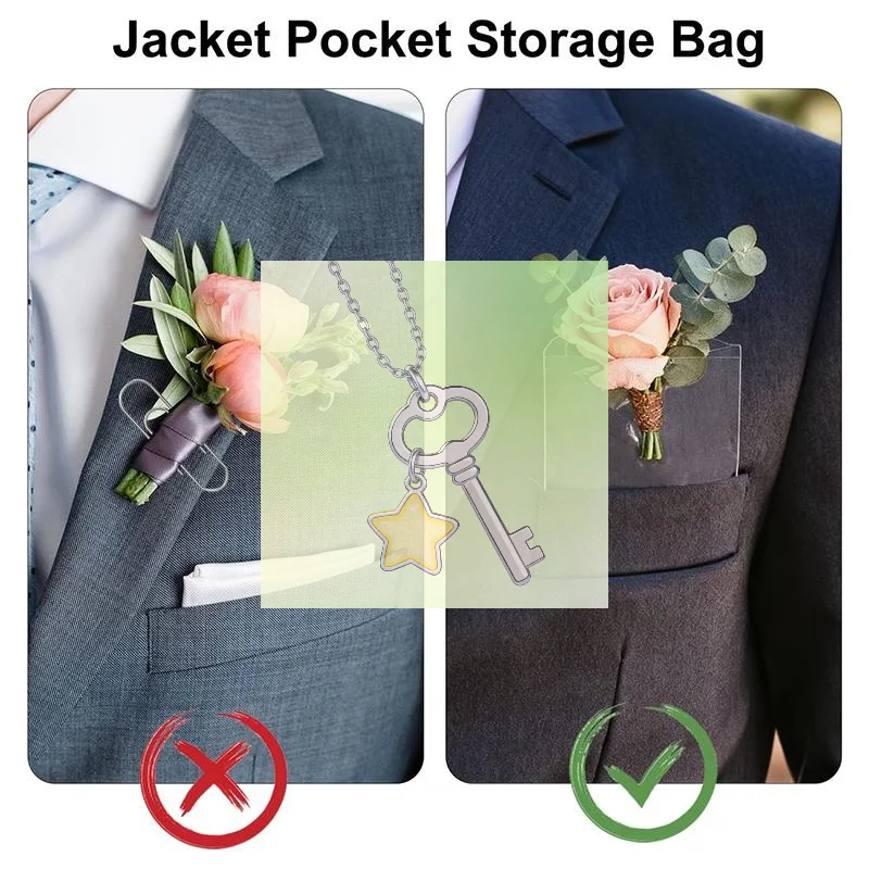 

Держатели для свадебных бутоньерок - 10-50 шт. многоразовых атласных мешочков для лацканов с клейкой основой, крепления для цветов без булавок