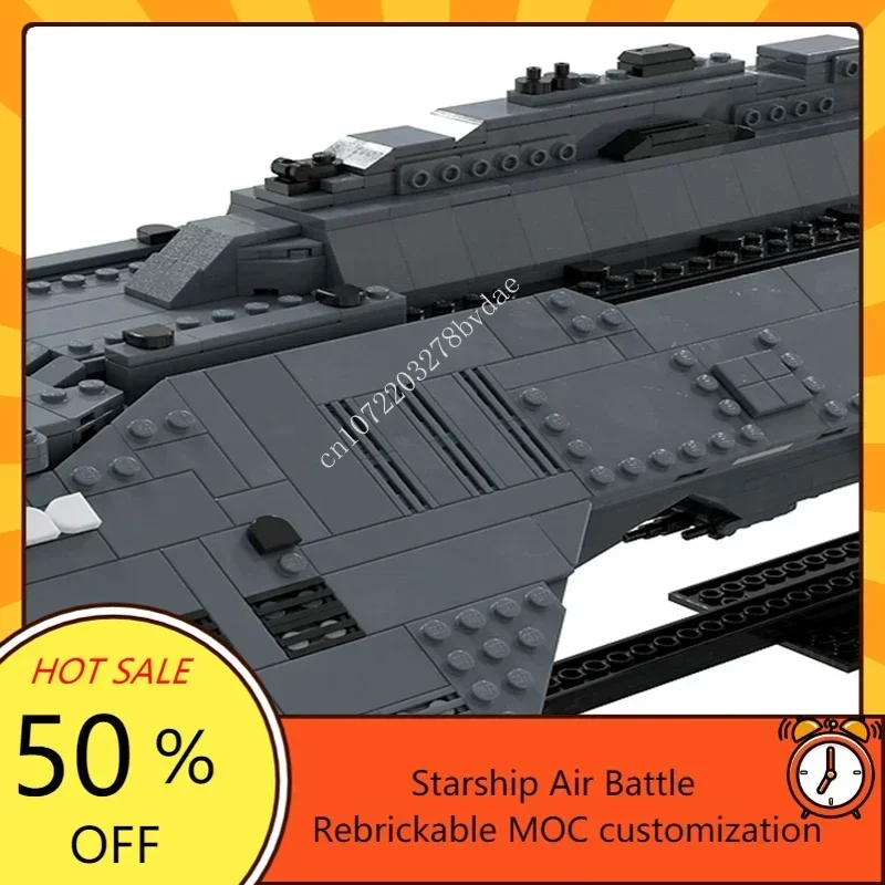 UNSC Spirit of Fire Space War Weapon MOC SpaceShip Battle Model Building Blocks Architecture DIY Education Assembly Model Toys