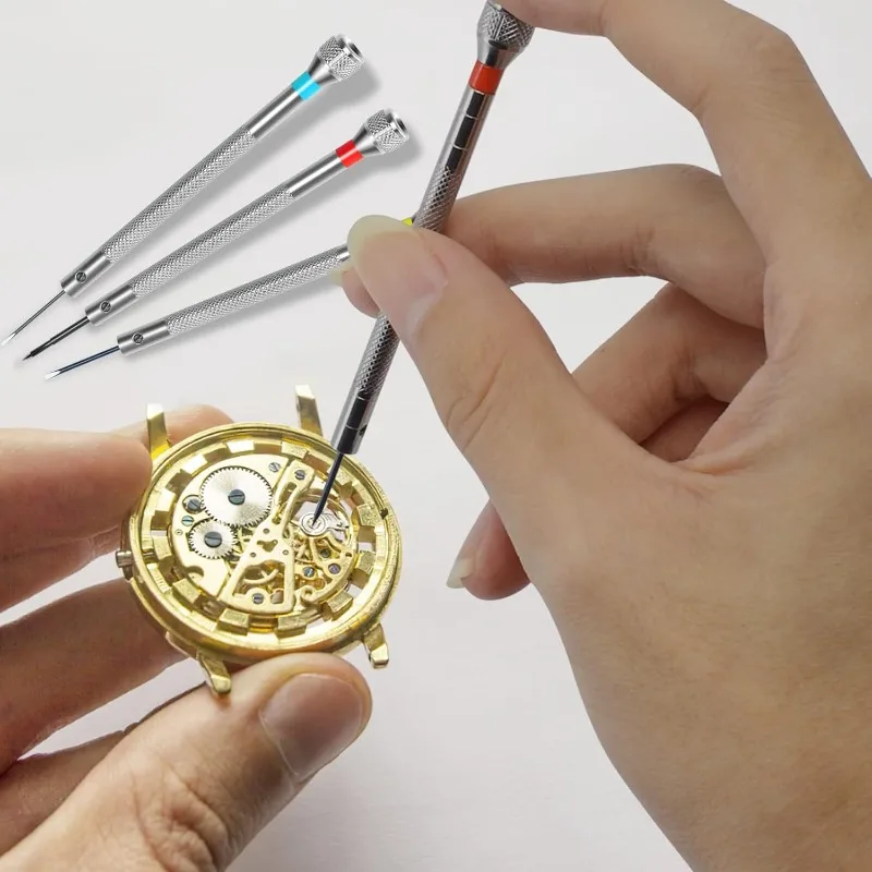 

Набор прецизионных отверток из 13 предметов для ремонта часов, часов и ювелирных изделий, включает в себя сменные сверла