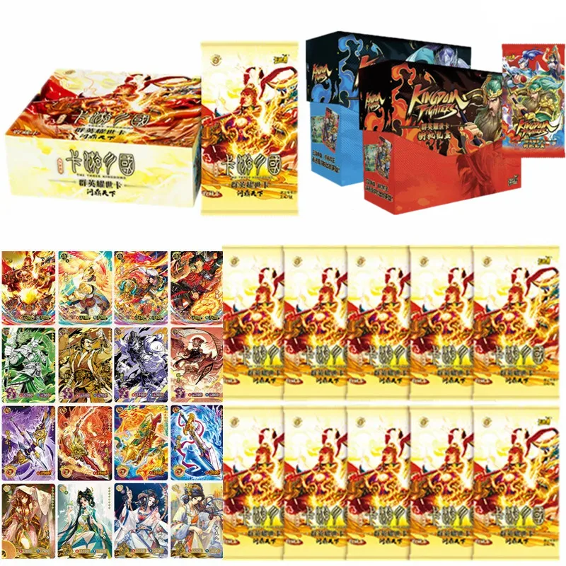 

KAYOU Romance of The Three Kingdoms To conquer the world Chinese Style Cards Qunying Yaoshi Fun Special Package Collection Gifts