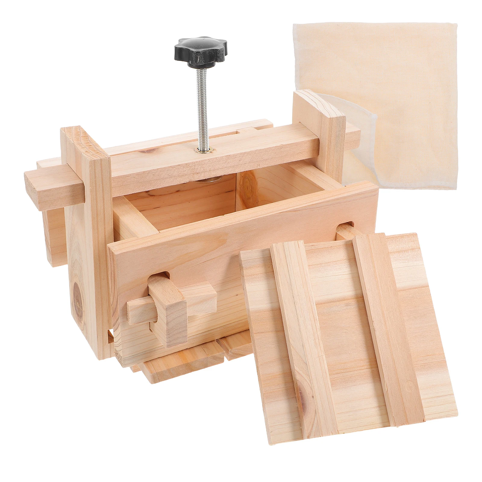

Tofu Mold Maker Press Hand Tools Wood Bean Curd Molds Cheese Small Homemade Kit Precision Versatile Kitchen