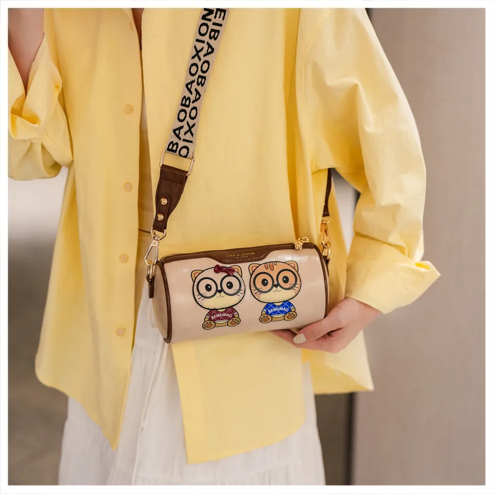 

Beibaobao Summer new shoulder crossbody bag lightweight bag cartoon pattern large capacity handbag women's bag messenger bag