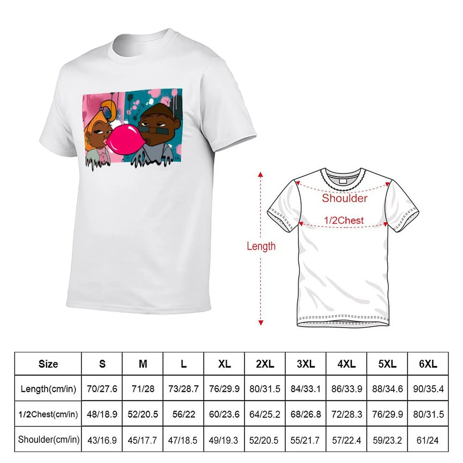 Lady and the Sticky T-Shirt topping luxury t-shirt oversized t shirt men