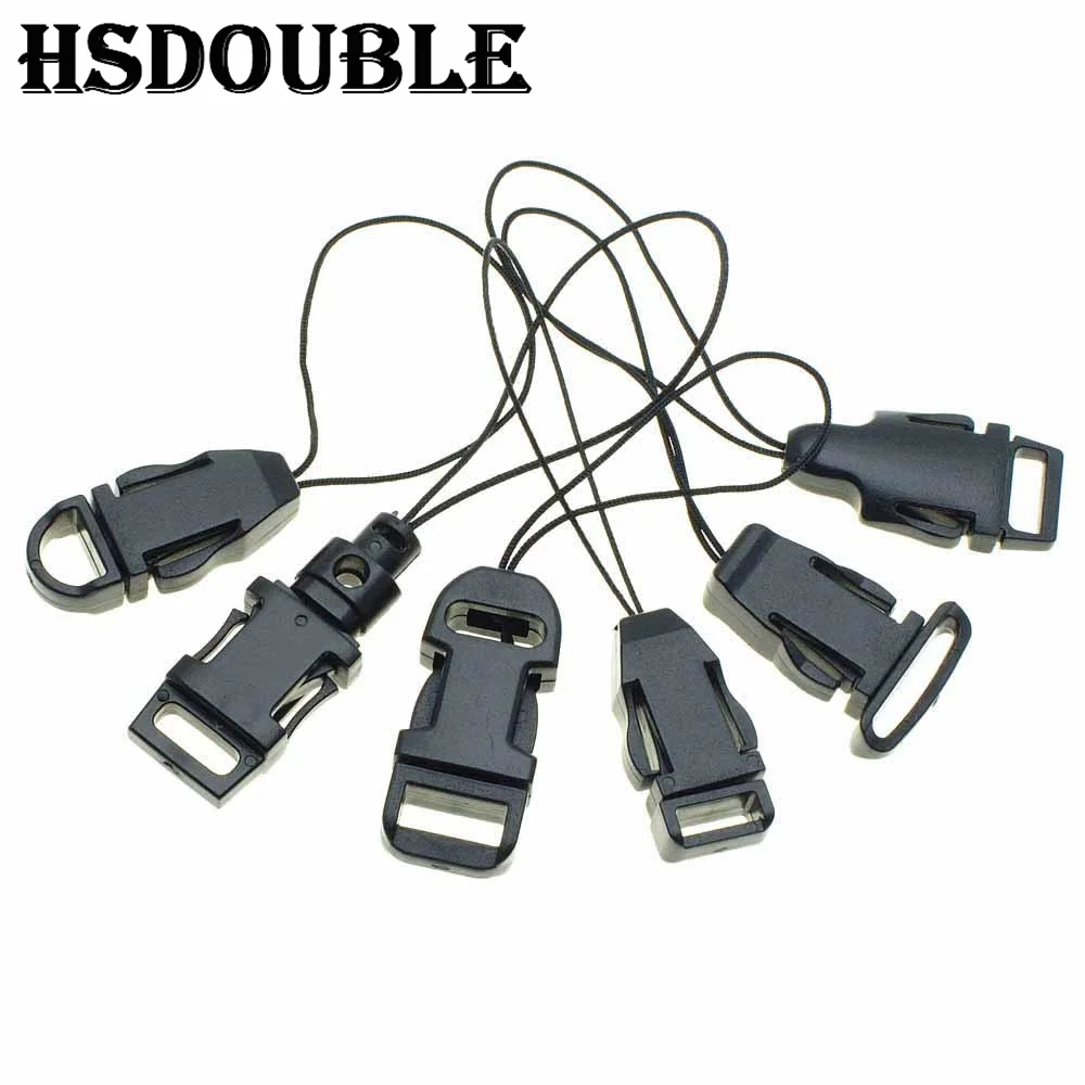 10 Pcs/Pack Detachable Buckle For Lanyard Worker Tag ID Card Holder Lanyard Accessories