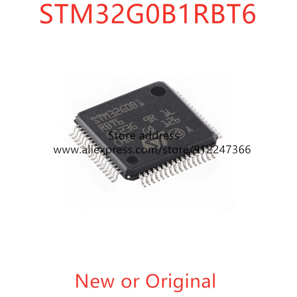 5pcs STM32G0B0RET6 or STM32G0B1RBT6 LQFP64 New and Original