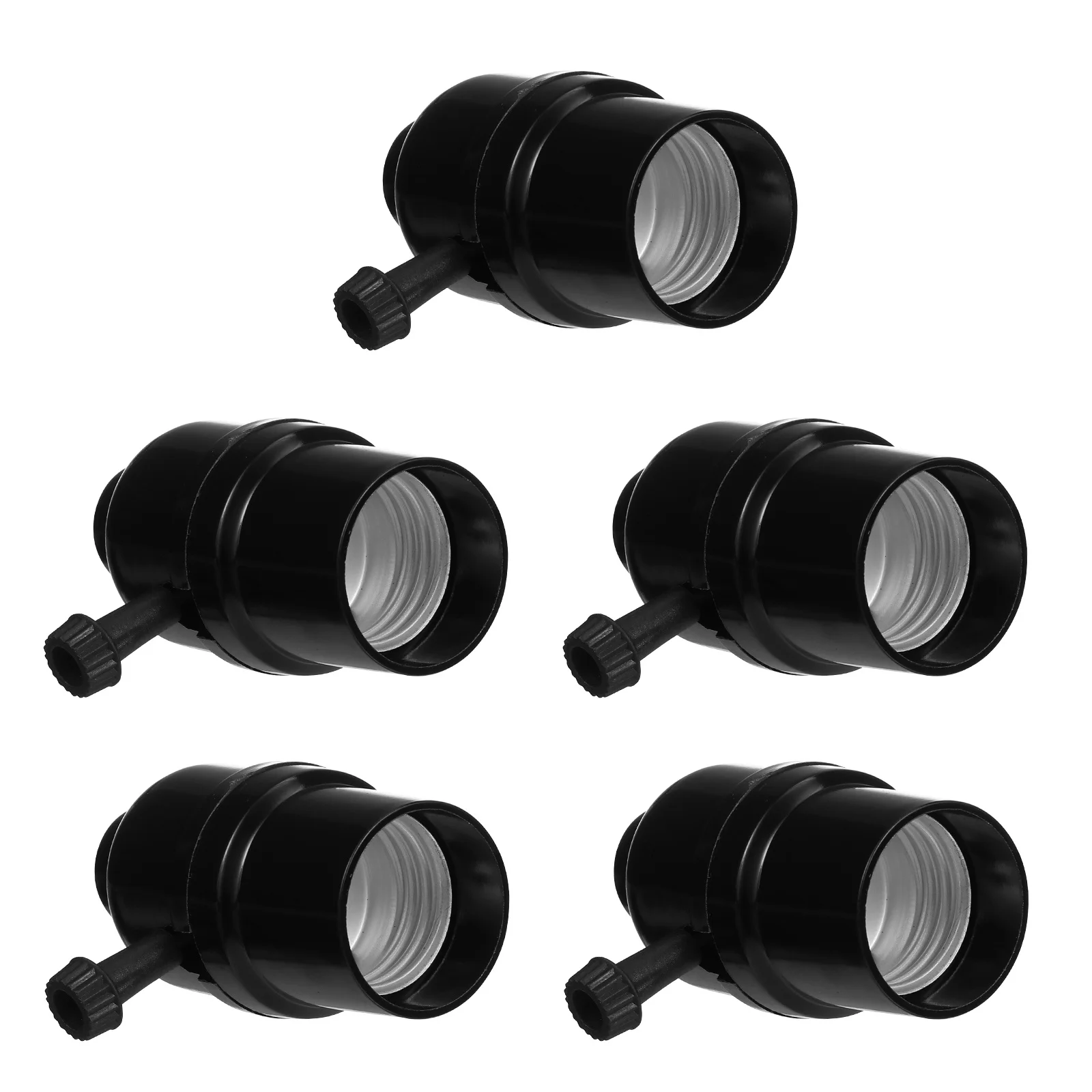 

5Pcs E26 Bulb Holder Retro Pendant Lamp Socket Durable Easy Assemble Household Use Pendant Light Socket E26 Lamp Holder