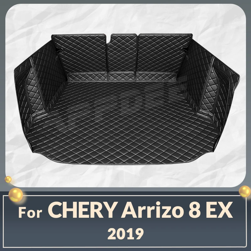 

Auto Full Coverage Trunk Mat For Chery Arrizo 8 EX 2019 Car Boot Cover Pad Cargo Liner Interior Protector Accessories