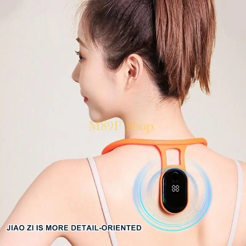 M89F Smarts Корректор осанки предотвращает горбун Интеллектуальный тренажер для осанки с ЖК-дисплеем Выпрямитель для спины для и
