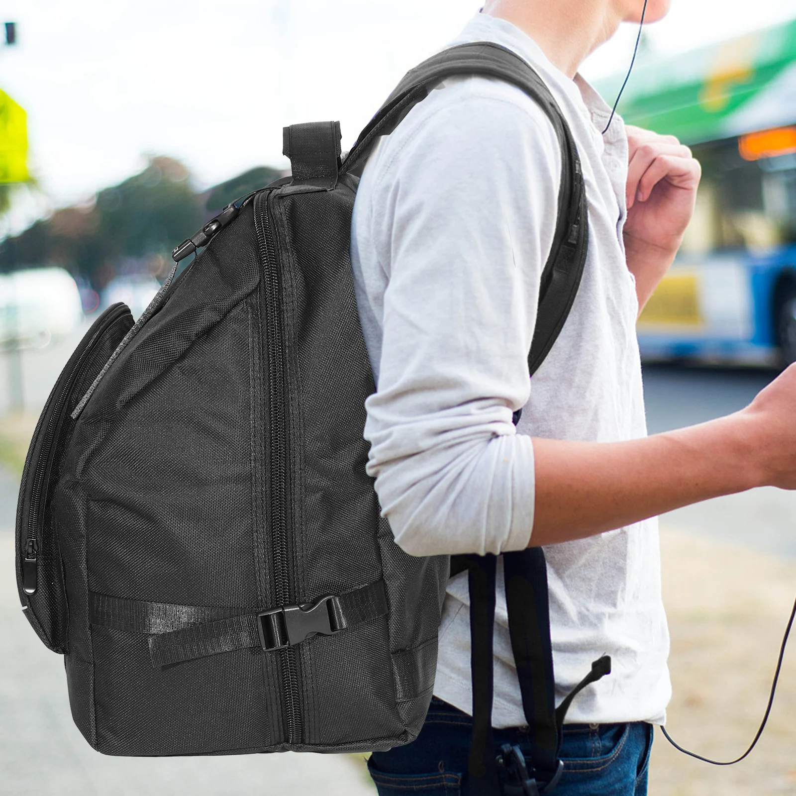 

Accordion Backpack Large Capacity Shockproof Oxford Cloth Instrument Bag Storage Case Gig Adjustable Straps Comfortable Concert