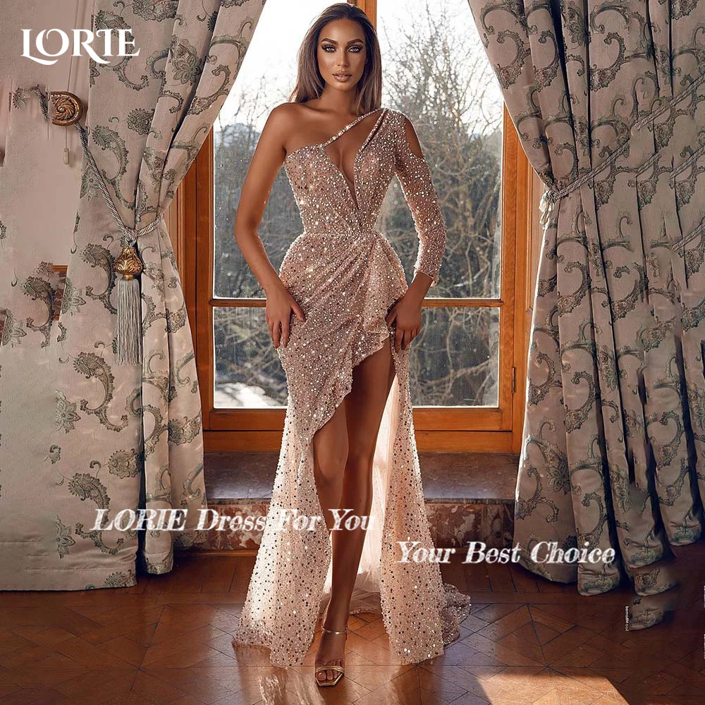 LORIE Saudi Evening Dress Prom Dress Sparkly Party Dress Dubai Evening Dress Gala Evening Dresses Parties Ball Gown Customized