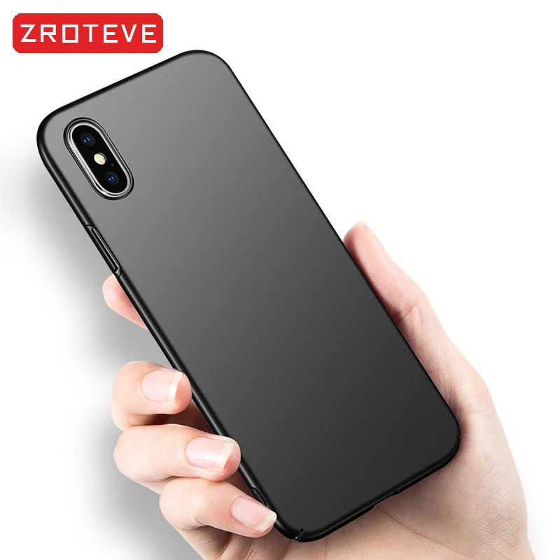 For iPhoneX Case ZROTEVE Luxury Ultra Silm Frosted Hard PC Cover On iPhone X XR XS Max 10 iPhonexr iPhonexs iPhone10 Phone Cases