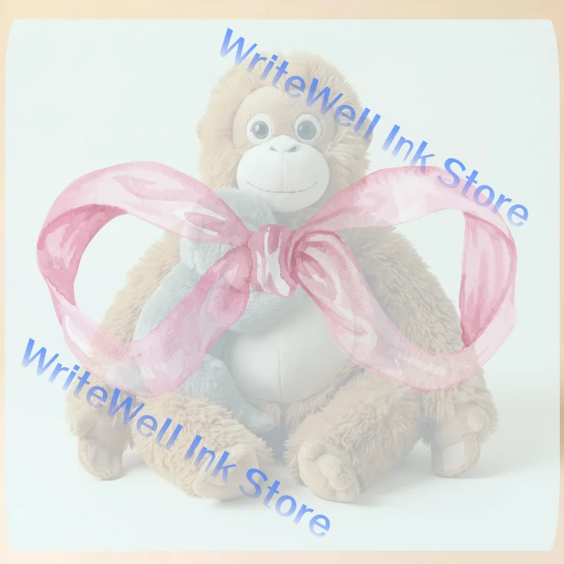 

Mama Punch Monkey Plush Toy, Baby Monkey & Orangutan Plush Stuffed Animal, Protect Punch Orangutan Stuffed Animal