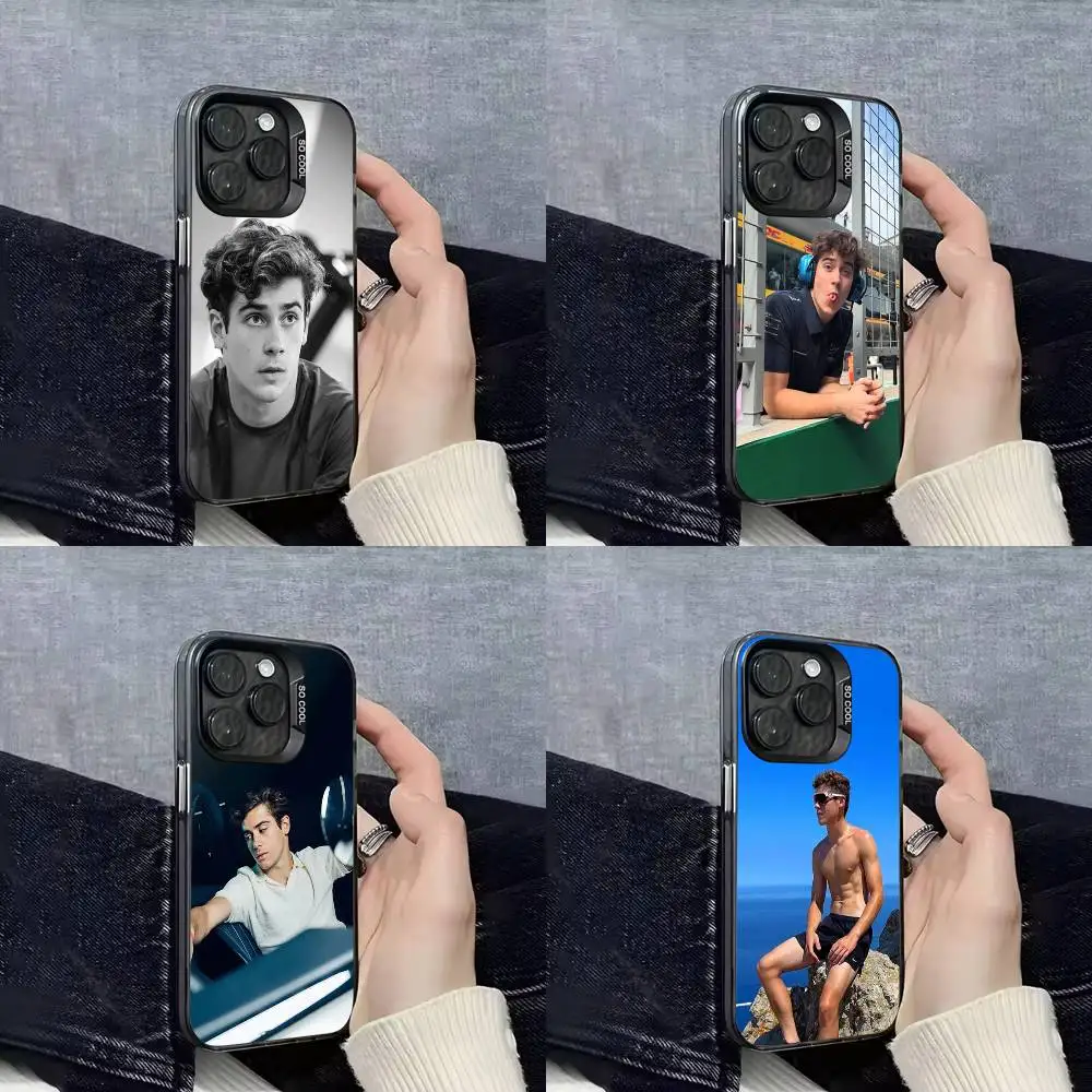 

F-Franco Cool C-Colapinto Phone Case For iPhone 16,15,14,13,12,11,Mini,Pro,E,SE4,XS,MAX Black IMD Box