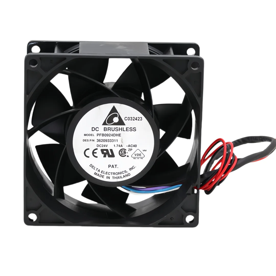 High Speed DC 24V Fan for Delta PFB0924DHE 92mm X 92mm X 38mm 1.74A 8000RPM Welding Machine Server Cooling fan 3620927311