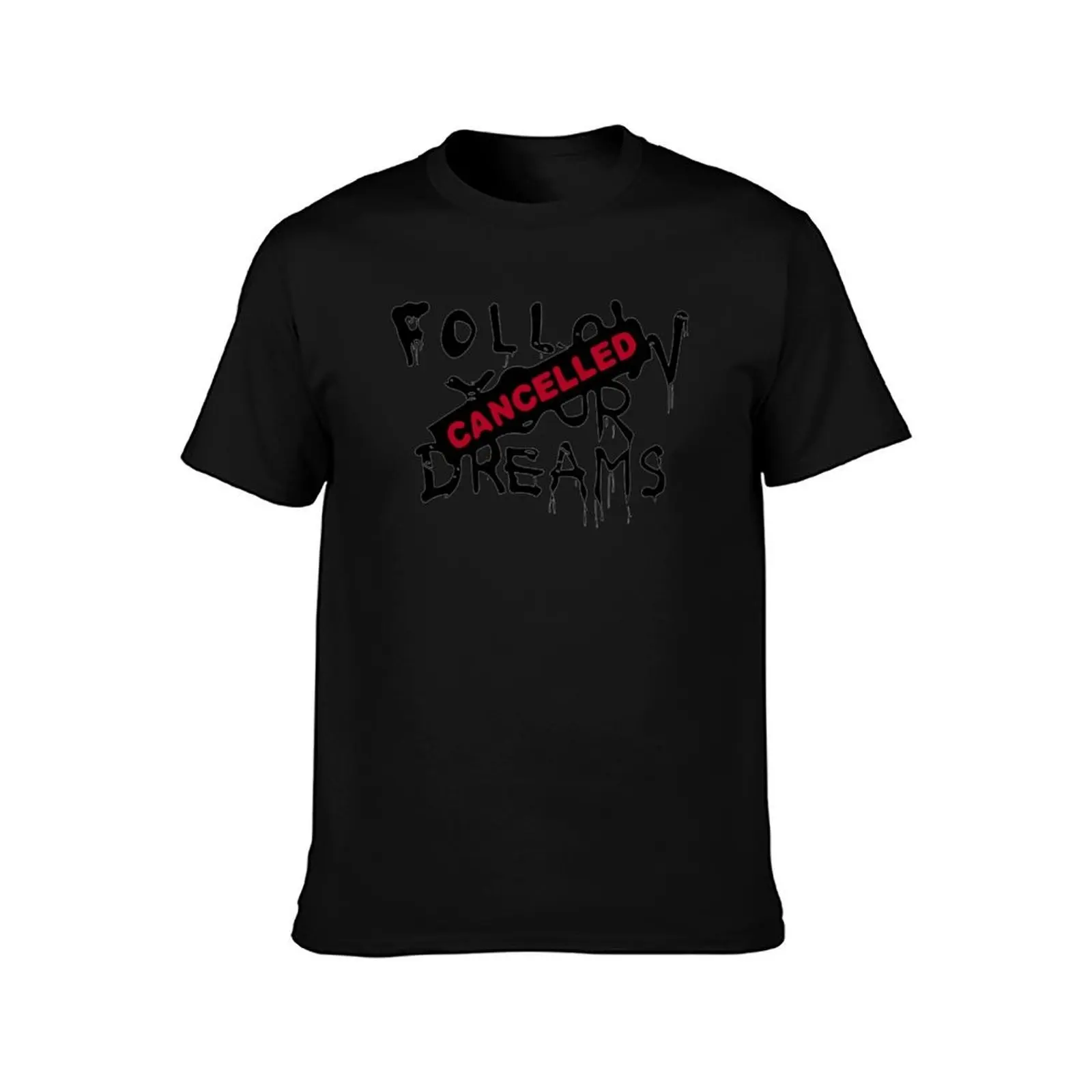 Cancelled T-Shirt Summer Casual Cotton Tee Oversized Streetwear Tops Vintage Graphic Print Loose Fit Short Sleeve