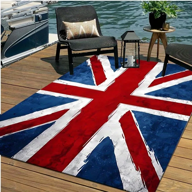 

1PC Flag Pattern Kitchen Rugs Non-Slip Home Door Mats Pop design Bathroom Rugs Bath Mat Carpet for Home Sink Laundry Decor