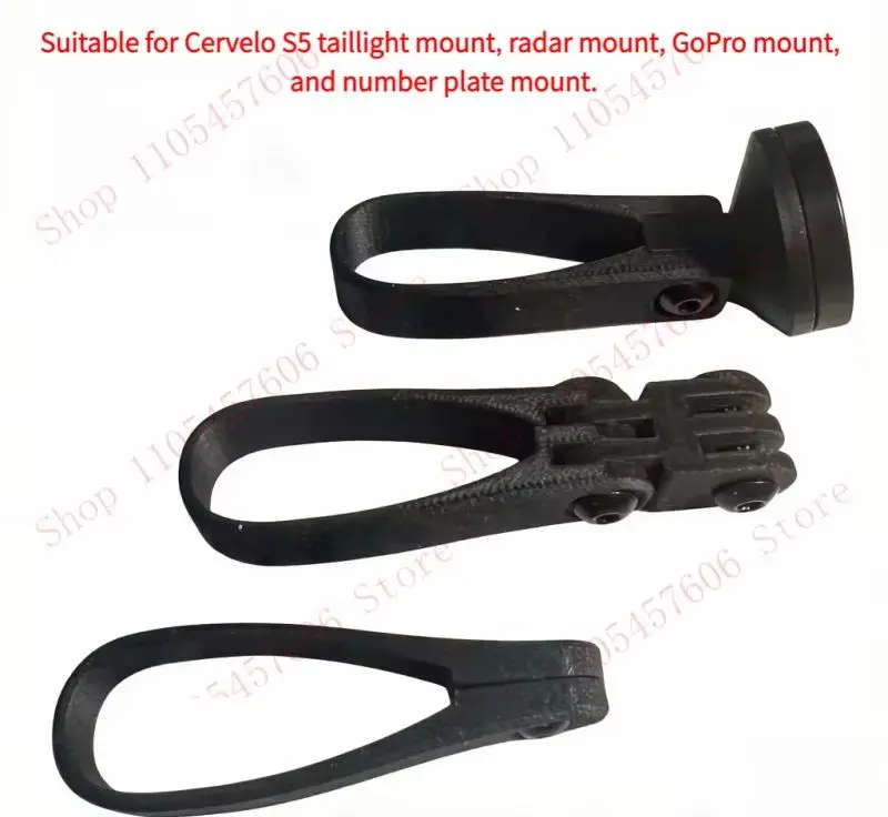 Bike Mount for Cervelo S5, Taillight/Radar/GoPro Holder, Number Plate Mount, Universal Cycling Accessories