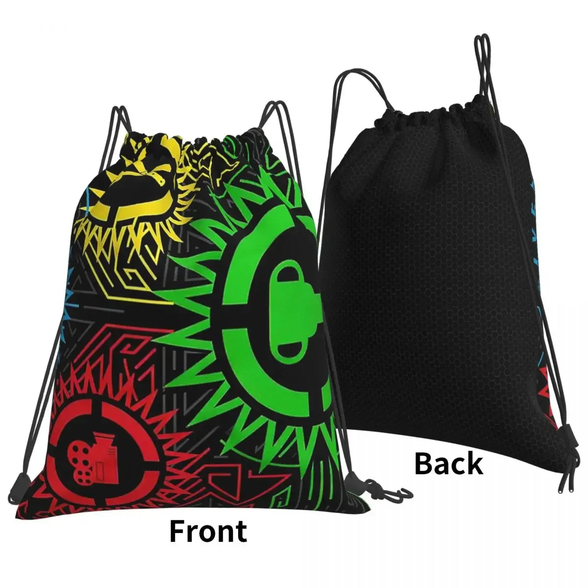 Game Theory 10th Anniversary Backpacks Drawstring Bags Drawstring Bundle Pocket Storage Bag BookBag For Man Woman Students