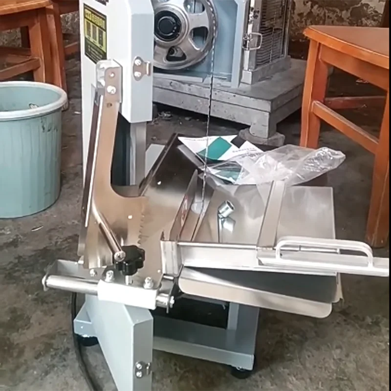 Stainless Steel Commercial Large Meat Slicer Fish Cutting Machine Meat Bone Saw Machine