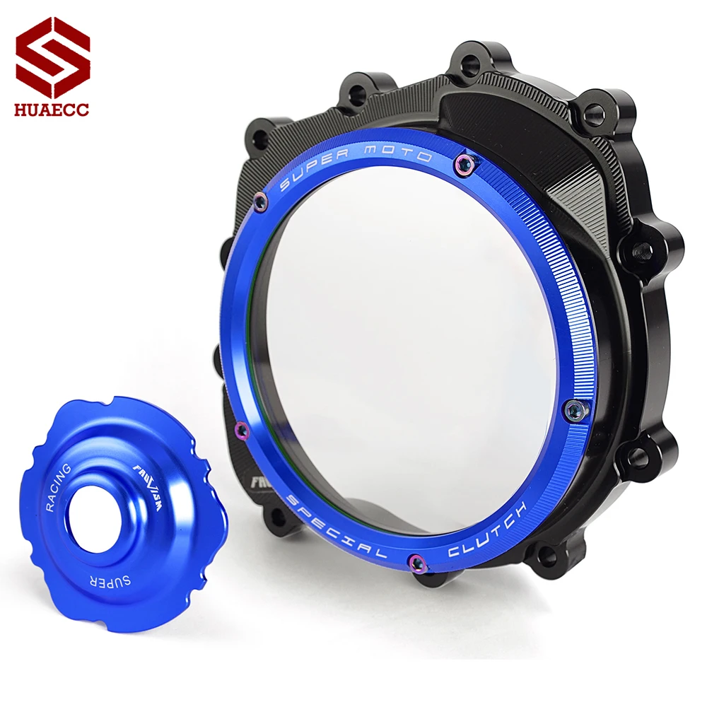 For BMM F900R 2020-2021 CNC Clear Clutch Cover and Spring Retainer R F 900 R