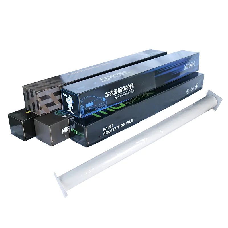 PPF  Free Sample White to Gold Car Wrap Tint Films Premium TPU Car Body Vinyl Tinted Film for Car Wrapping Vinyl Tinting 7.5mil