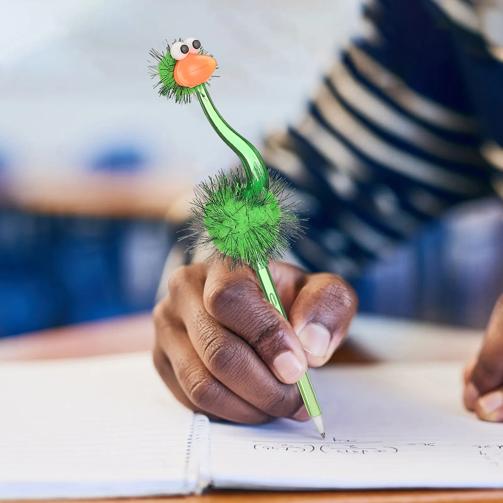 

24Pcs Fun Ostrich-Shaped Ball-Point Pens Premium Plastic Writing Pens for Daily Use Greeting Cards Scrapbooking School Supplies