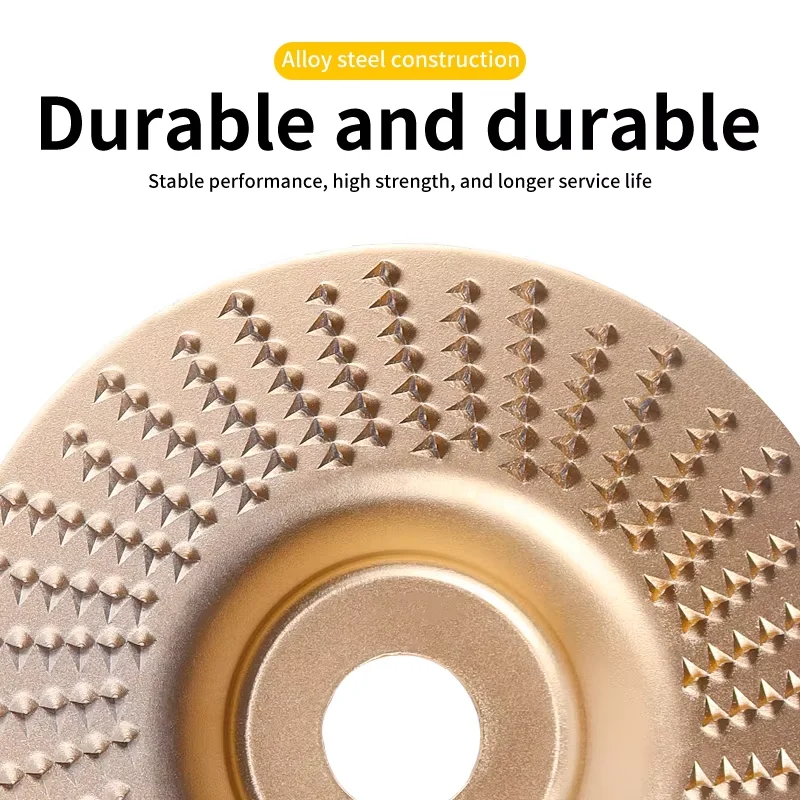 Angle Grinder Wood Grinding Disc, Wood Carving Disc, Polishing Wheel, Carbide Grinder Plate for Woodworking