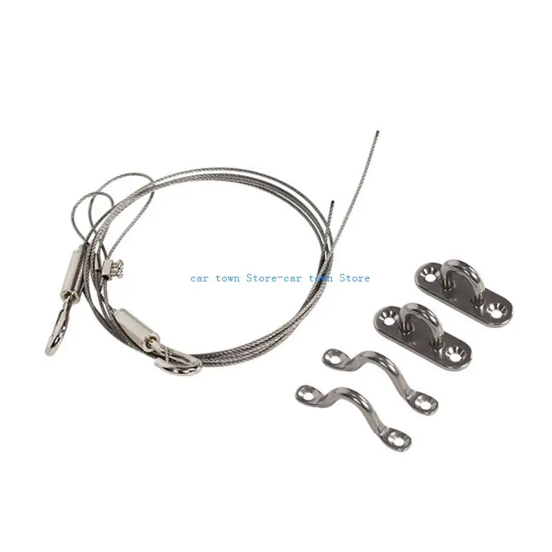 

RXJE 1M Storage Box Door Pull Door Oblique Pull Wire Rope Door Pull Wire Easy Install