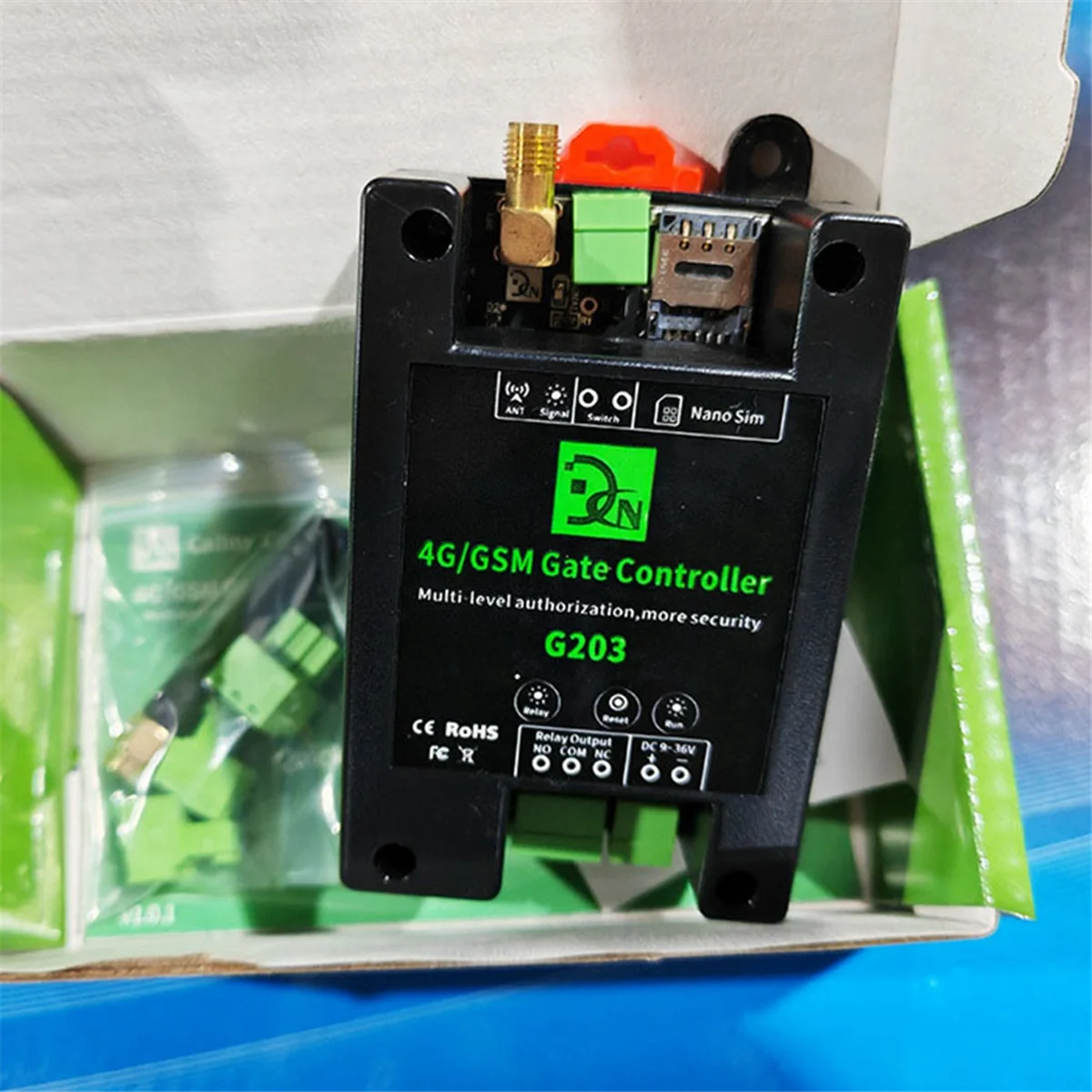 Контроллер доступа GSM 2G, пульт дистанционного управления, устройство открывания ворот, реле включения/выключения для контроля доступа, гаражная дверь, вилка европейского стандарта