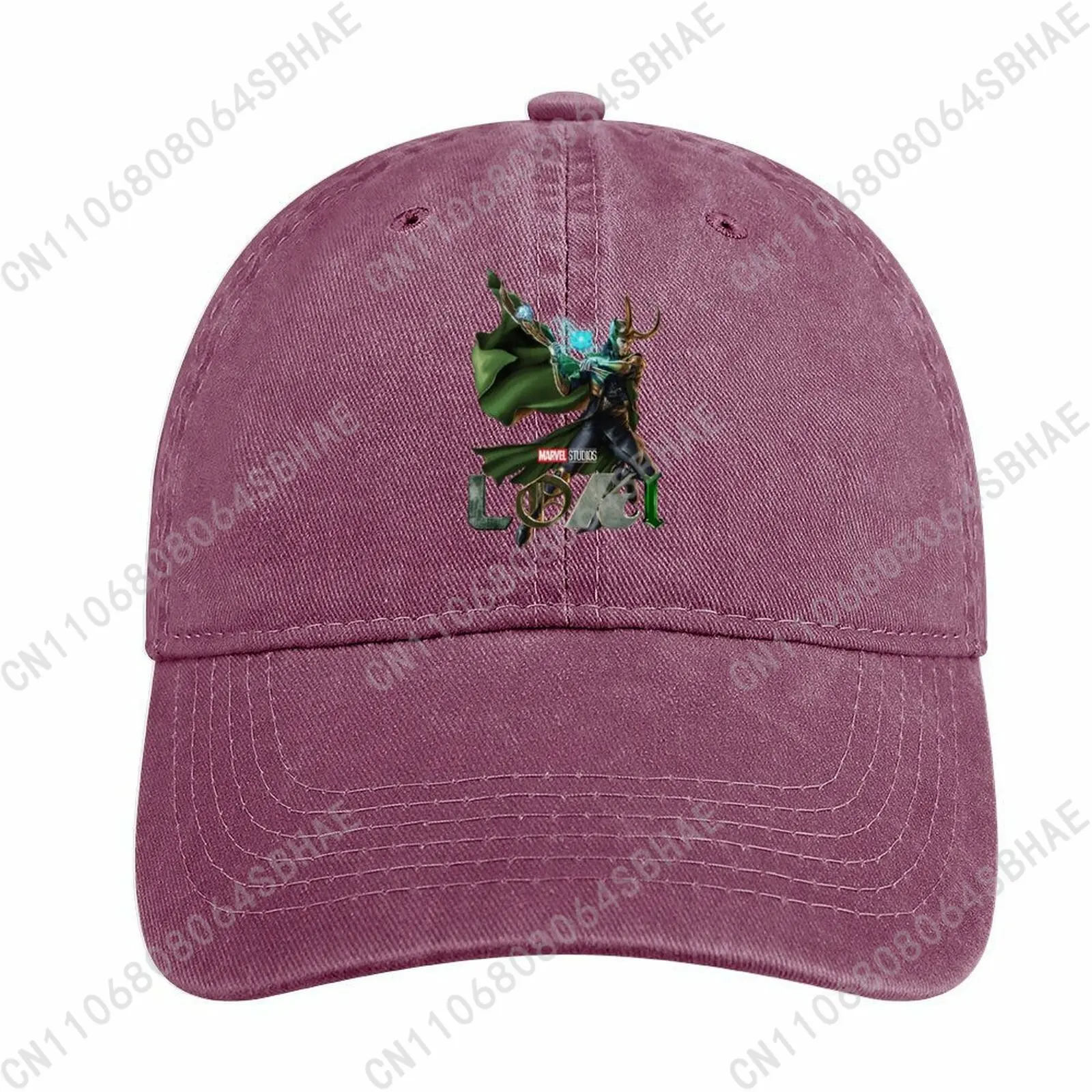 

Marvel Loki Washed Cotton Baseball Cap Vintage Dad Hat Men Women Retro Adjustable Denim Cap Streetwear Cosplay