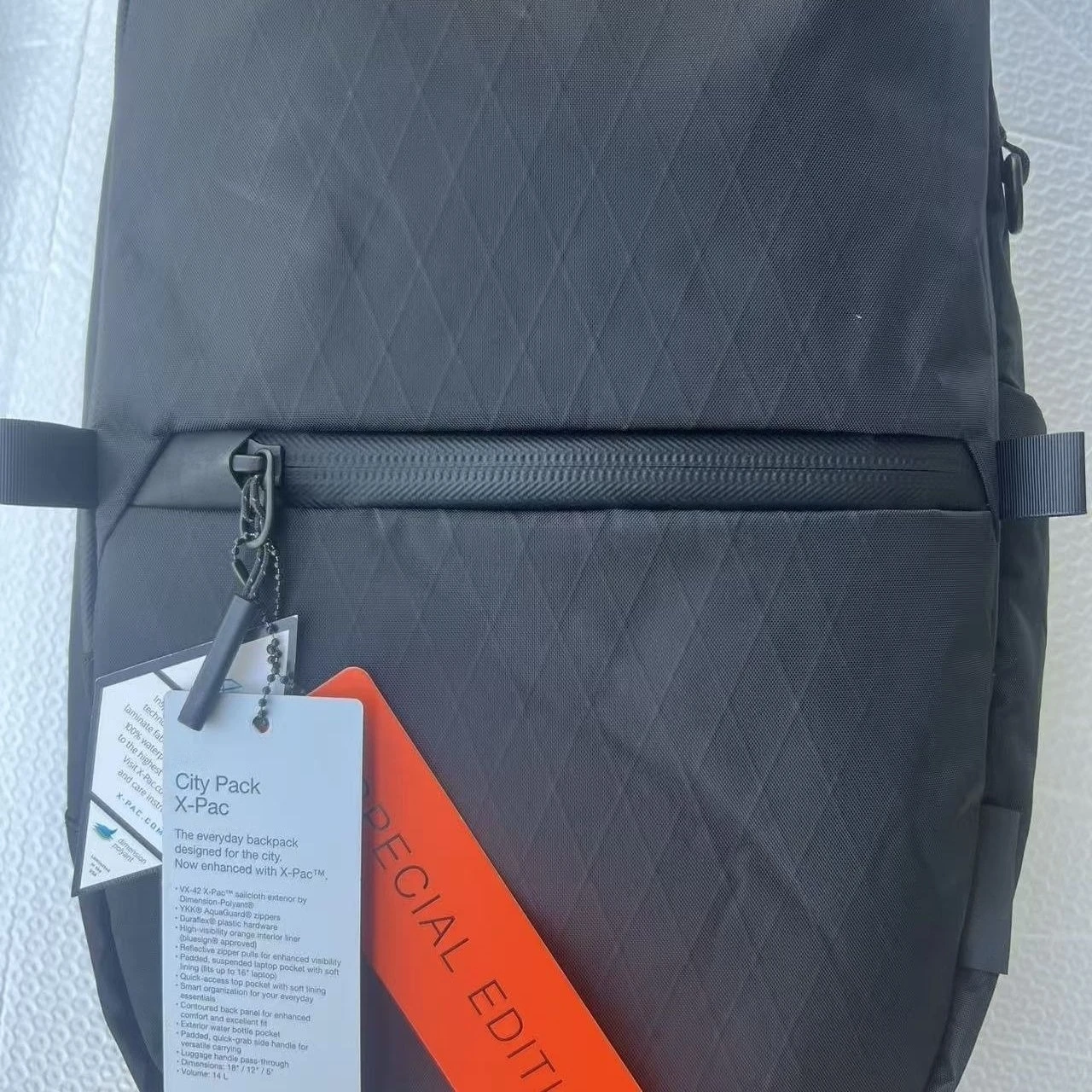 

Минималистичный утилитарный водонепроницаемый рюкзак X-Pac, унисекс, повседневный, большой вместимости, для поездок на работу