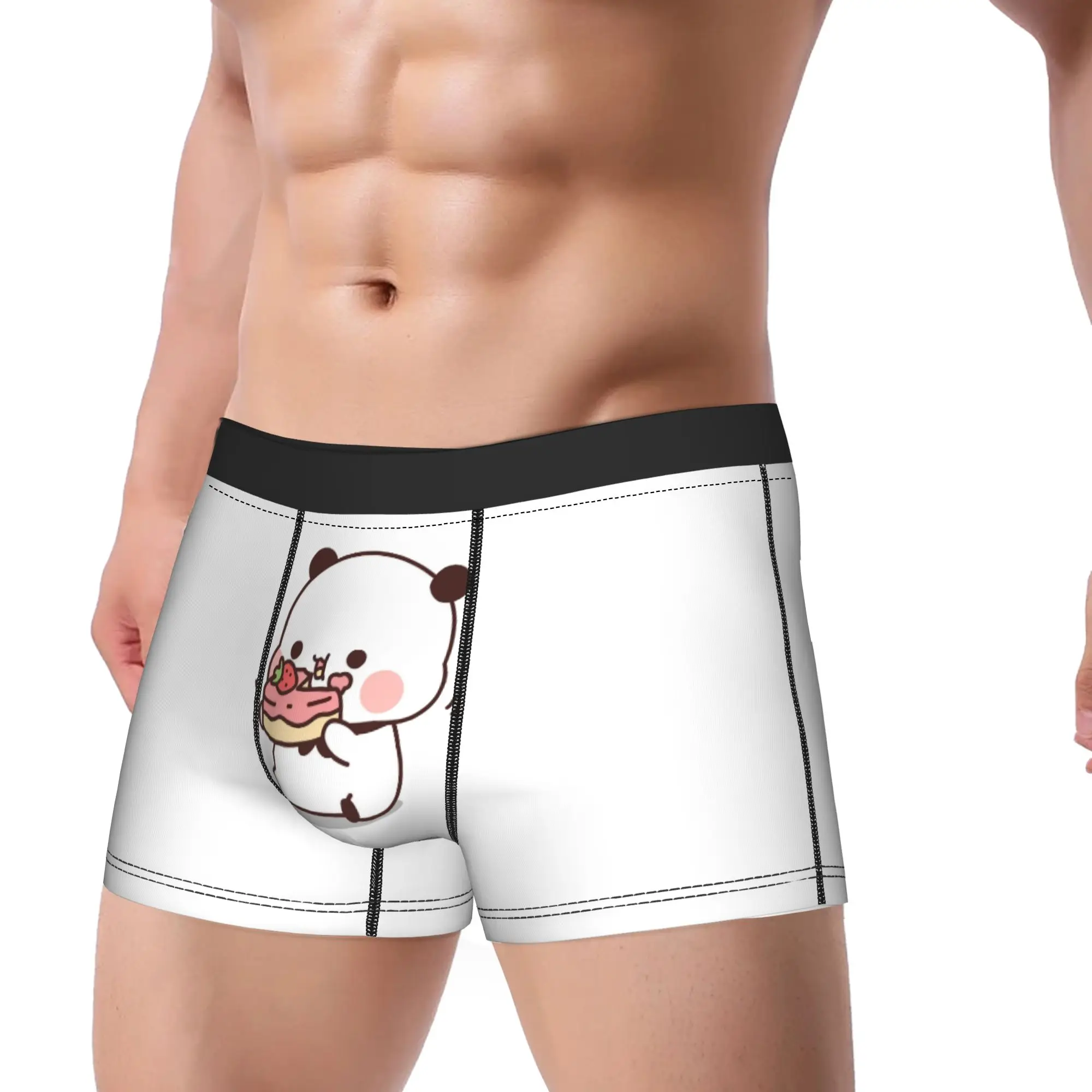 

Новинка, шорты-боксеры, трусы, мужские трусы Dudu Panda Cake Mukbang, нижнее белье Bubu and Dudu, дышащие трусы для мужчин, M-XXL