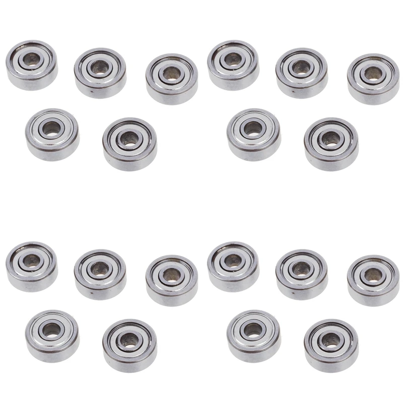 4 X 13 X 5Mm Shielded Micro-Mini Small Wheel Ball Bearings 624Z 20 Pcs