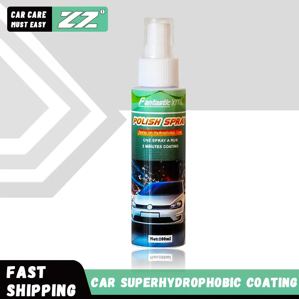 

Ceramic Car Coating Super Hydrophobic Cleaning Wax Sealant Hybrid Spray Shine Detailing Protection Quickly Coat Auto Products