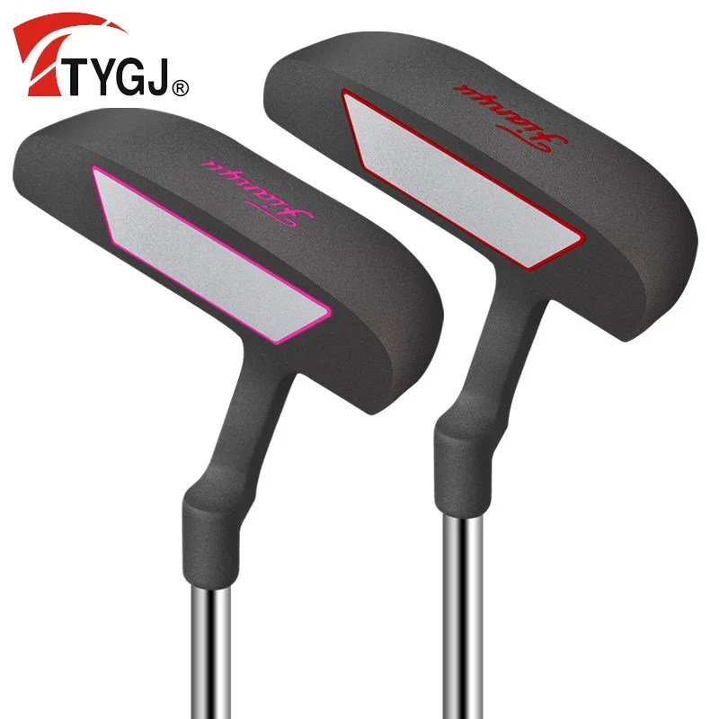 

TTYGJ Golf Club Left-handed Putter Low Center of Gravity Club With Aiming Line Putter R-grade for Men and Women Practice Clubs